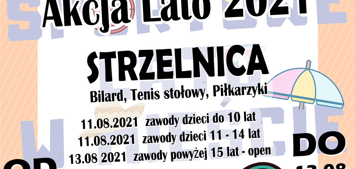 Plakat Sportowe Lato w Mieście